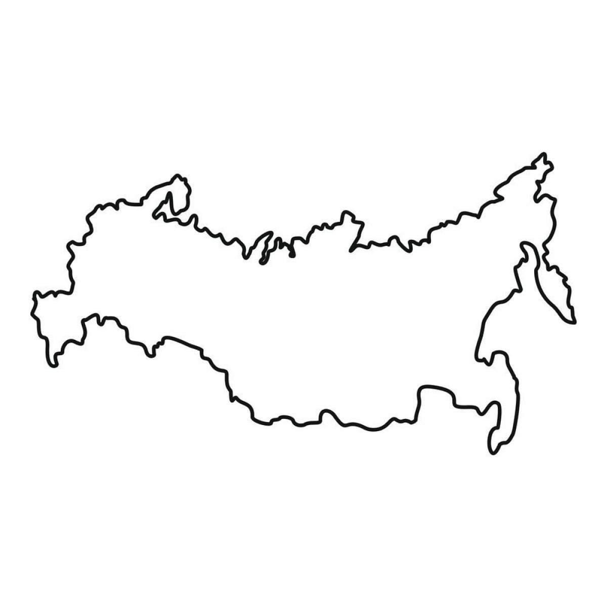 خريطة ملامح روسيا